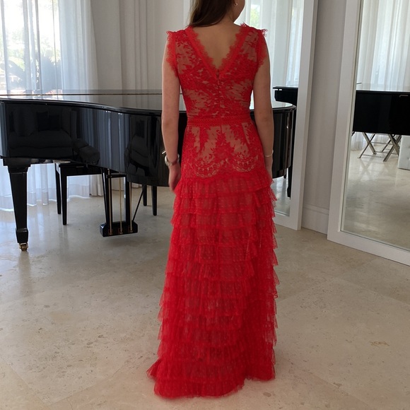 Bronx and Banco Lolita maxi/gown in red size US XS/2 MAKE ME A REASONABLE OFFER! - Picture 2 of 16